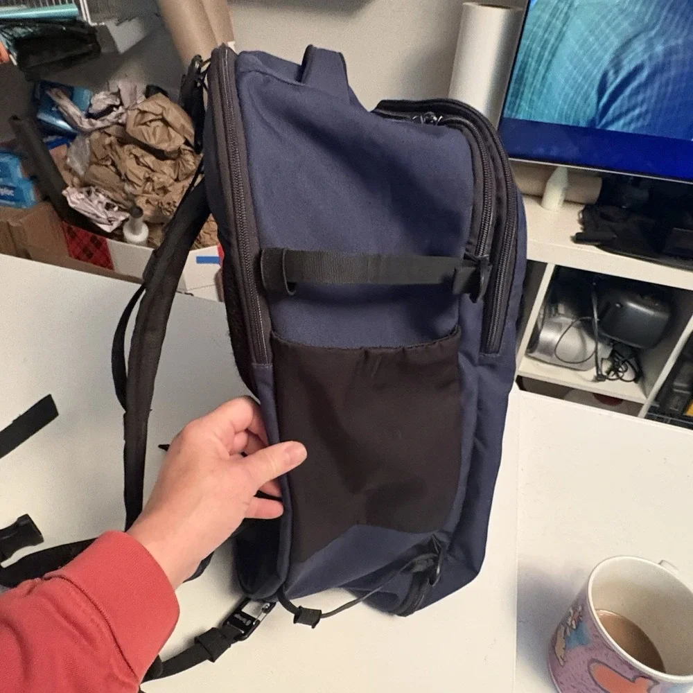Tortuga Set Out 45L Travel Backpack Large Carry On Luggage Navy